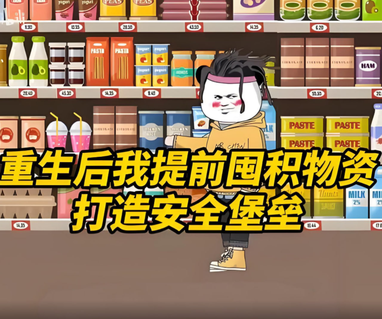 末世来临，洪水泛滥，重生后我提前囤物资，打造安全堡垒(全集)